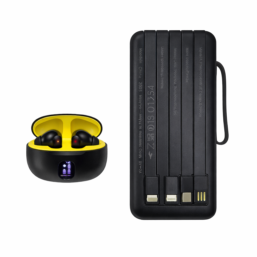 🔥 VEN-DENS Cable Power Bank  + TWS Earbuds Combo 🎧🔋 thumbnail 3